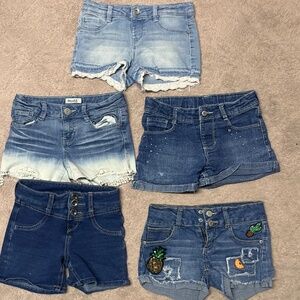 Girls jeans shorts